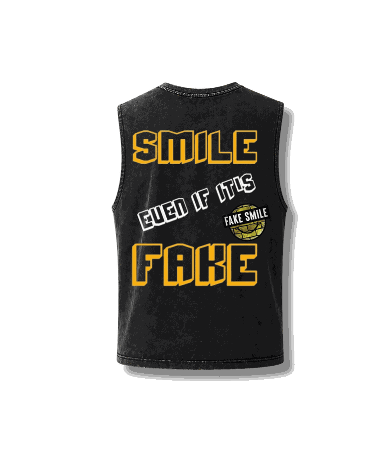 Twin Faces Tank back