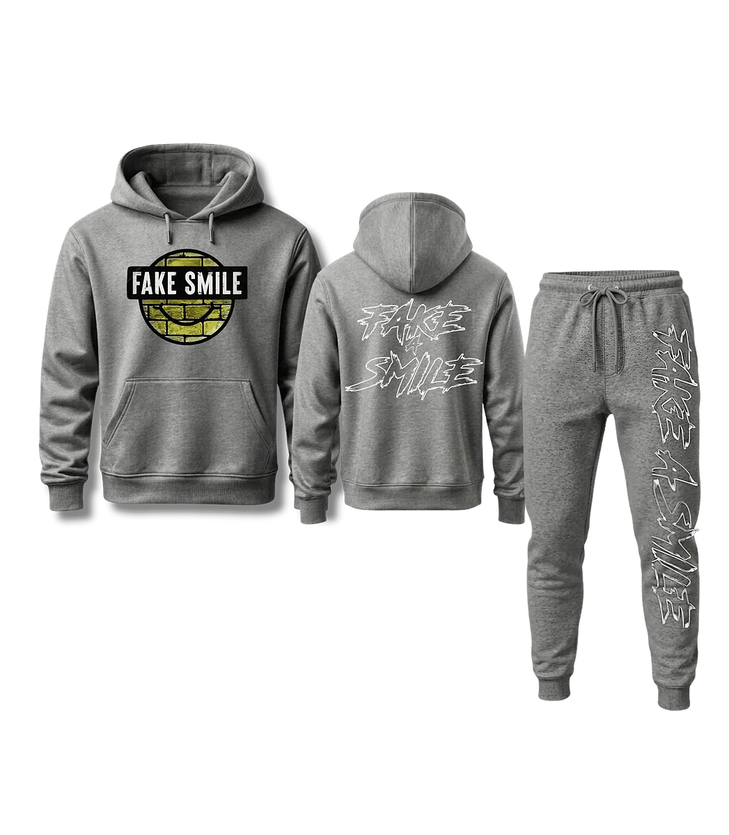 Heather Stone Joggers worn as a full FakeSmile outfit