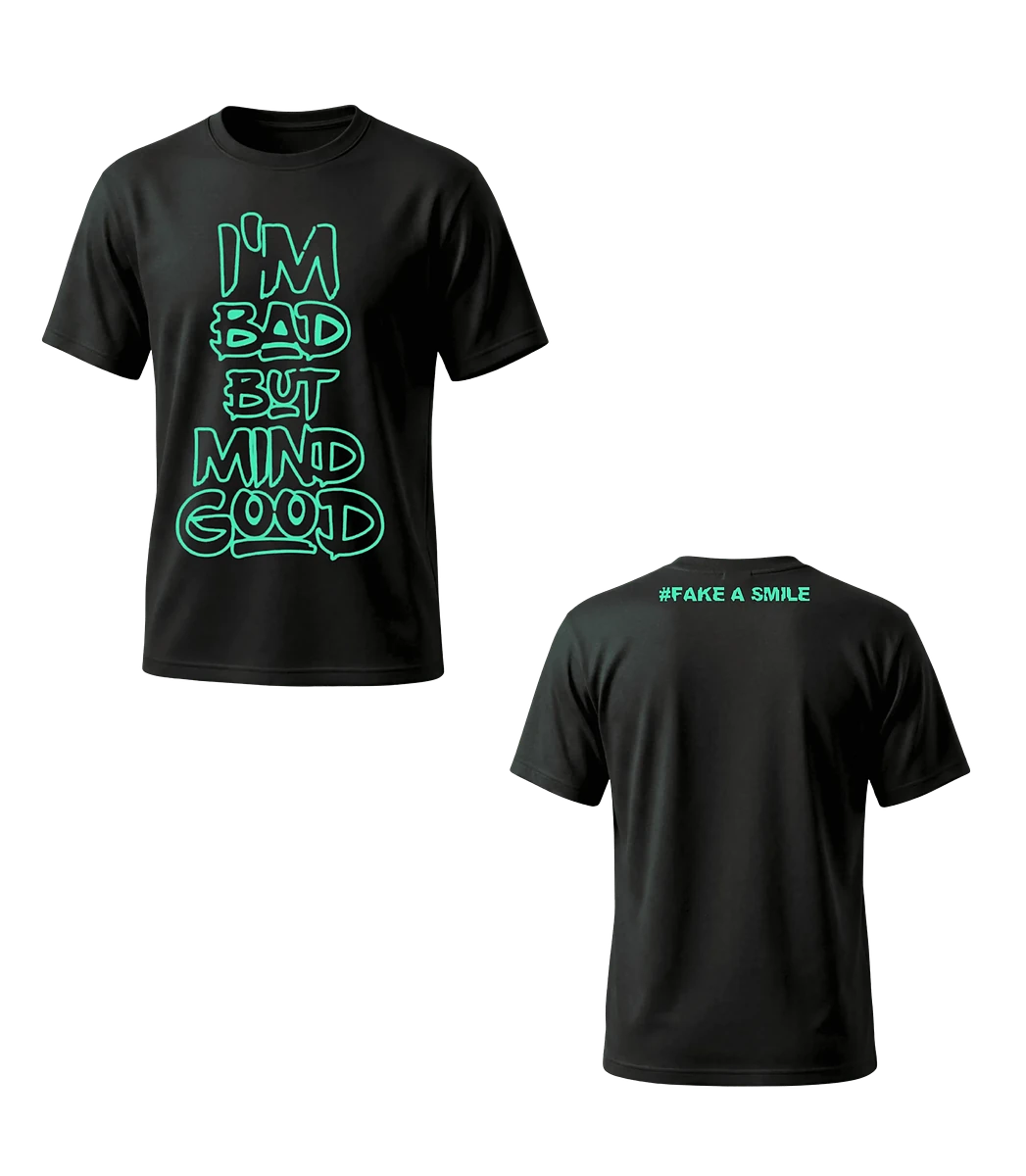 Cloud Anthem Tee worn as a full FakeSmile outfit