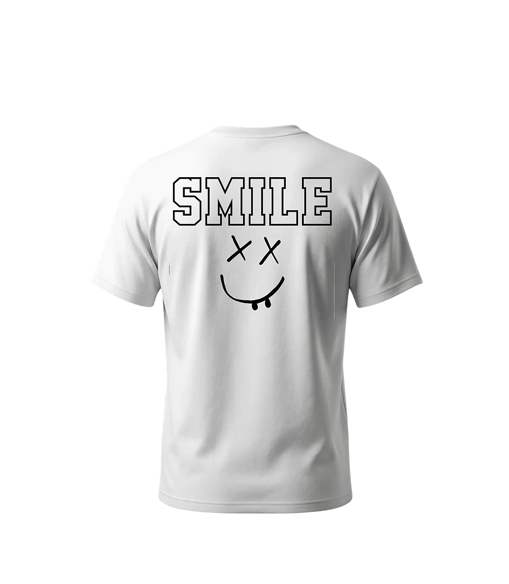 Forest Anthem Tee — back view, FakeSmile streetwear