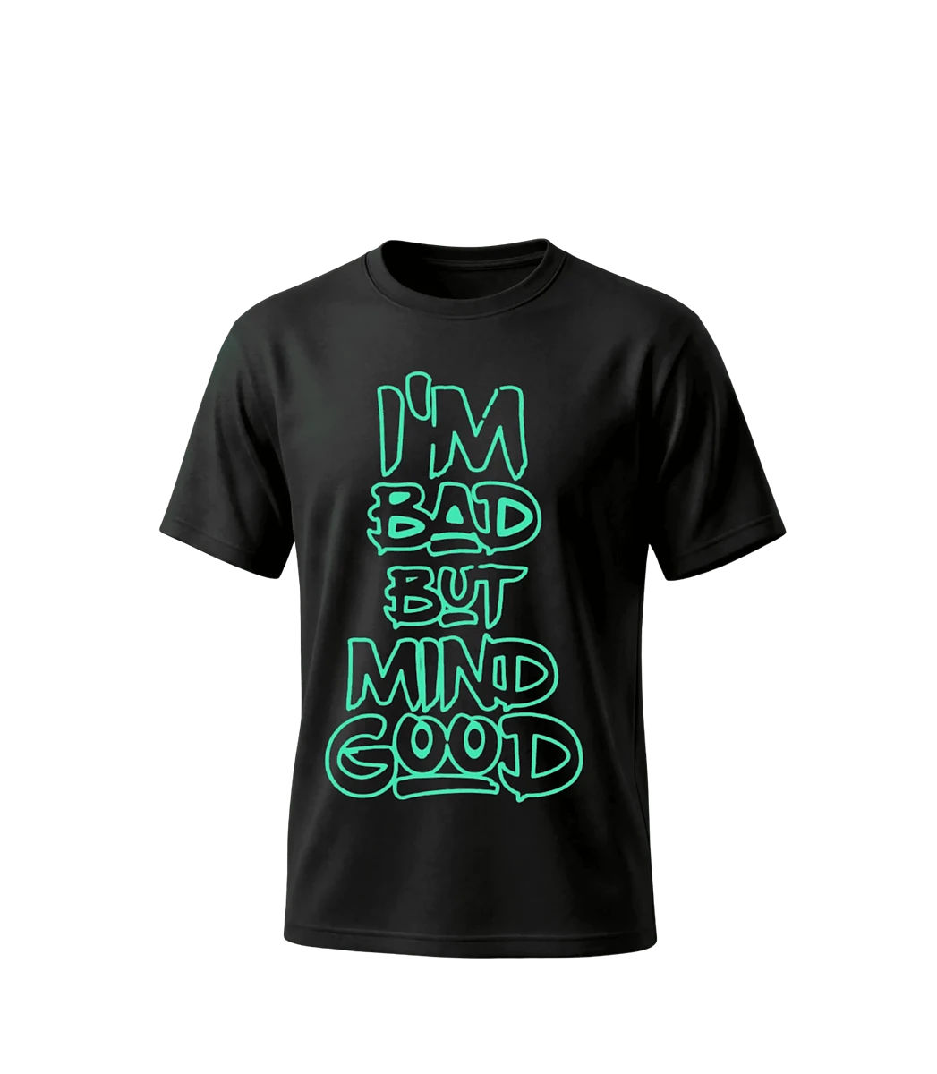 Cloud Anthem Tee — front view, FakeSmile streetwear